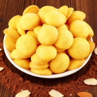 Rasa Manis Standar Kualitas Tinggi Camilan Rendah Kalori yang Lezat Biskuit Mini Kerupuk Telur Kue Kering Favorit Anak-anak