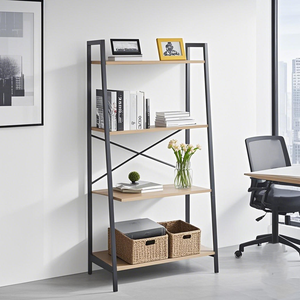 Lemari Pakaian Modern GUOGE Metal 4 Rak, Hemat Tempat, Penyimpanan Multilayer untuk Rumah dan Kantor - Product Image 4