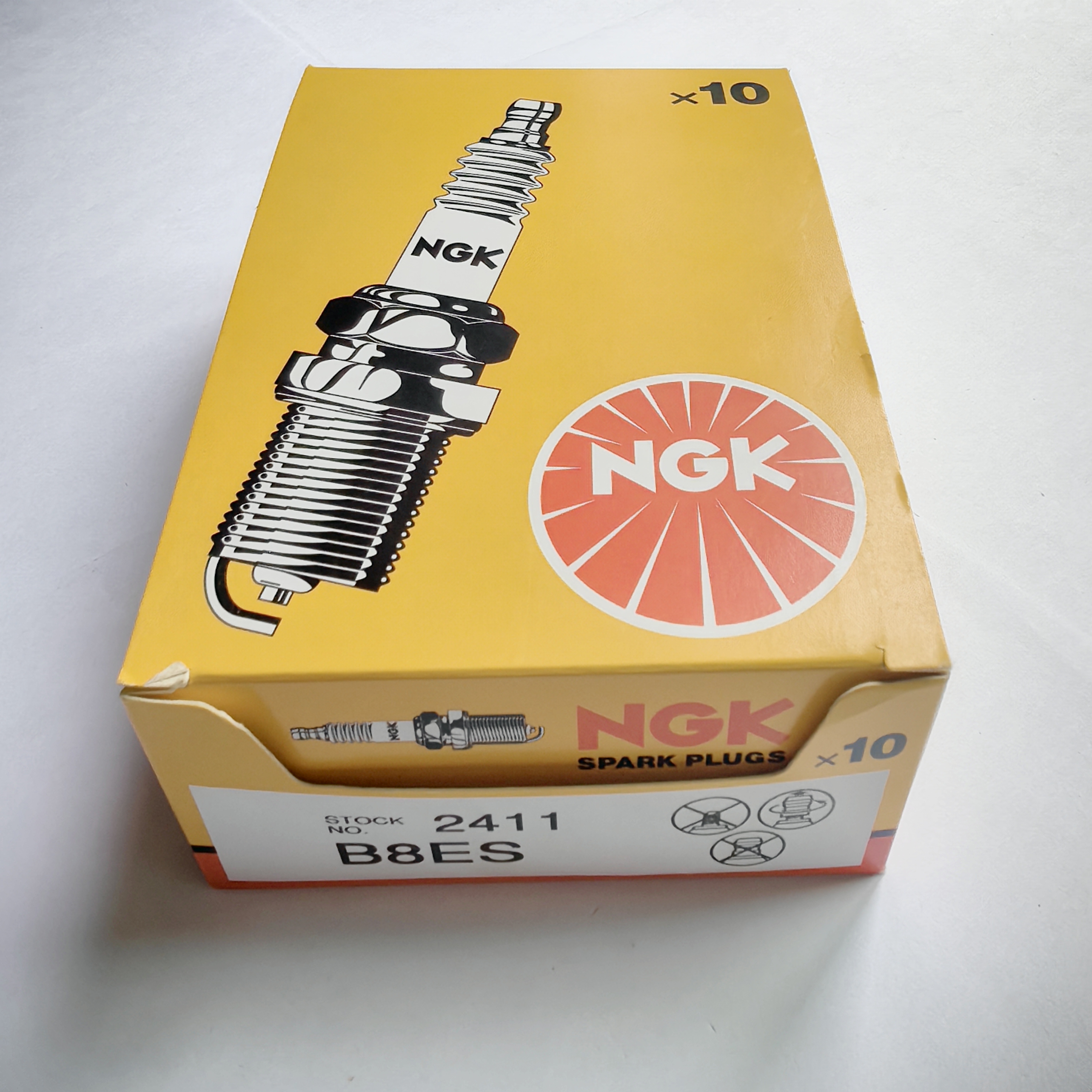 NGK B8ES Spark Plugs for Honda Motorcycles - Reliable Performance