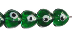 Perles de verre rondes noires pour la fabrication de bijoux, en vrac, en cristal, de la marque FE, en provenance de l'Uttar Pradesh, en boîte - Product Image 2
