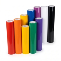 Vinilo Adhesivo Brillante/Mate Resistente a los Rayos UV y a la Decoloración, 120g, Rollo de Vinilo de Corte a Color, Tamaño Personalizado Disponible, Directo de Fábrica