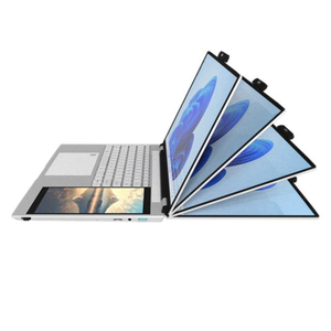 Ordinateur <span class=keywords><strong>portable</strong></span> à <span class=keywords><strong>double</strong></span> écran 15,6 pouces + 7 pouces, ouverture à 180 degrés, processeur Intel Celeron N95/N100 quadricœur, nouvel ordinateur <span class=keywords><strong>portable</strong></span> à <span class=keywords><strong>double</strong></span> écran - Product Image 5