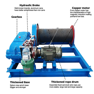 Tời thủy lực tốc độ thấp 10000kg cho cần cẩu ngoài khơi và hệ thống nâng nền tảng - Product Image 2