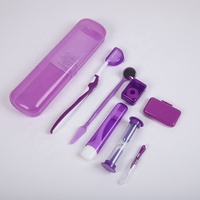 Lot de 8 Kits d'Hygiène Bucco-Dentaire Portable Orthodontique – Fournitures et Brosses à Dents