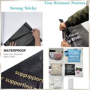 Sacs d'expédition roses personnalisés, sacs d'expédition, autocollants, écologiques, biodégradables, sacs de coursier pour vêtements - Product Image 2