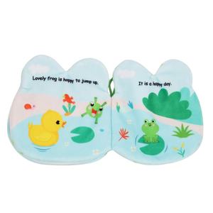 Personnalisé silencieux 3D doux grenouille histoire livre jouet unisexe enfants apprentissage précoce activité sensorielle pour 3-6 <span class=keywords><strong>mois</strong></span> bébé - Product Image 4