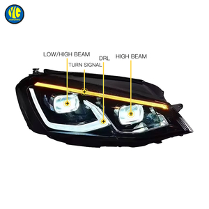 YU GUANG para VM <span class=keywords><strong>GOLF</strong></span> 6 MK6 Conjunto de faros delanteros 2010 <span class=keywords><strong>2014</strong></span> Actualización a <span class=keywords><strong>GOLF</strong></span> 6 MK6 Faros delanteros LED - Product Image 5