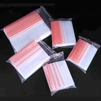 Sacs d'emballage en plastique recyclé antistatique BOPP transparents à fermeture autocollante personnalisés en gros pour vêtements, chaussettes, chaussures