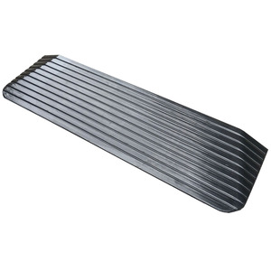Rampe de ralentissement en caoutchouc massif pour fauteuil roulant, seuil de porte avec bords en forme d'<span class=keywords><strong>ailes</strong></span> - Product Image 1