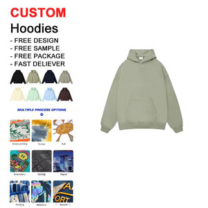 Felpa con <span class=keywords><strong>Cappuccio</strong></span> da <span class=keywords><strong>Uomo</strong></span> Personalizzabile con Logo, Tinta Unita, Stile Vintage Streetwear, 100% Cotone Organico, 460 Grammi, Peso Pesante - Product Image 1
