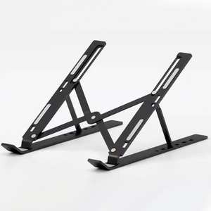 <span class=keywords><strong>Support</strong></span> d'ordinateur portable pliable réglable en plastique portable, <span class=keywords><strong>support</strong></span> <span class=keywords><strong>vertical</strong></span> pour ordinateur portable pliable, <span class=keywords><strong>support</strong></span> pour tablette en alliage d'aluminium - Product Image 1