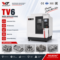 Centre d'usinage vertical CNC compact TV6 avec broche BT30 haute vitesse pour l'usinage de petits composants et de quincaillerie