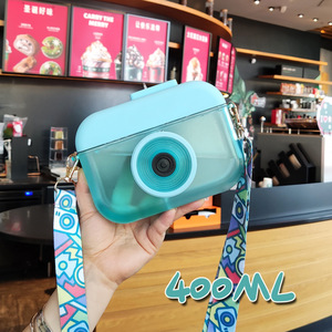 ขวดน้ำพลาสติกพกพาสำหรับเด็ก รูปทรงกล้องถ่ายรูป ขายส่ง - Product Image 5