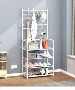 Organizador Doméstico: Estantes para Zapatos con Perchero y Colgador de Ropa para Entrada - Product Image 2