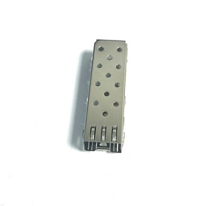 ขั้วต่อ SFP รุ่นดั้งเดิม 2227302-1 แบบเจาะรู มุมฉาก สำหรับเชื่อมต่อไฟเบอร์ออปติก โมดูลซ็อกเก็ต สำหรับงานอิเล็กทรอนิกส์ - Product Image 1