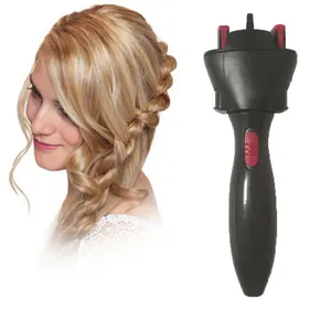 Kepang rambut elektrik otomatis memutar alat merajut kepang rambut mesin kepang rambut alat penata rambut Cabello gaya rambut