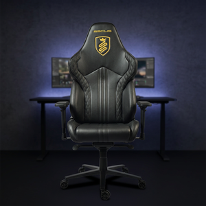 Silla de Juego Deportiva SSCUS L921-PU, Diseño Elegante y Ajustable, en Cuero PU Legend, con Material Transpirable y Máximo Flujo de Aire - Product Image 1
