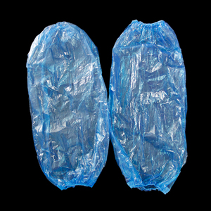 <span class=keywords><strong>Bras</strong></span> et manchons en plastique PE CPE couvre-manches protecteurs manchon en plastique jetable imperméable avec manchette élastique - Product Image 2