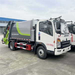 Camion compacteur d'ordures Sinotruk HOWO 4*2, 6 mètres cubes, camion à ordures compactées - Product Image 1