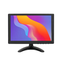 Moniteur LCD 10,1 pouces haute définition avec ports HDMI et VGA pour applications industrielles