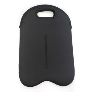 Respetuoso con el medio ambiente 750ML Dos botellas Ranuras Neopreno reutilizable personalizado 2 Pack Botella de vino Enfriador Manga Durable Cerveza Hielo Bolsa de mano - Product Image 5