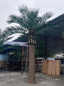 Sợi thủy tinh nhân tạo dừa Hoàng Yến ngày cọ trong nhà ngoài trời Mall vườn thiết kế đường phố trang trí thường Xanh thực vật cây cọ - Product Image 3