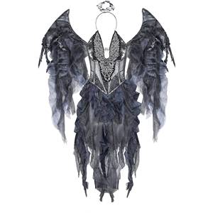 2026 Dark <b>Angel</b> White Halloween Party Stage <b>Costumes</b> <b>Sexy</b> Women Cosplay <b>Costume</b> - Product Image 3