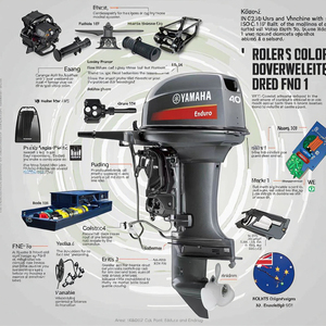 Yamaha Top Product <span class=keywords><strong>40</strong></span> <span class=keywords><strong>chevaux</strong></span> 2 temps moteurs hors-bord marins essence carburant pour bateaux - Product Image 3