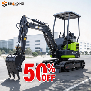 รถขุดขนาดเล็ก Shanding SD12u พร้อมส่งด่วน พร้อมปั๊มไฮดรอลิกและมอเตอร์สำหรับเครื่องยนต์ - รถขุดอเนกประสงค์สำหรับงานรื้อถอน - Product Image 3