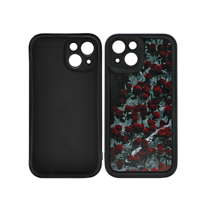 Custodia per telefono in stile rosa rossa fiore per <span class=keywords><strong>IPhone</strong></span> 11 12 13 14 15 Pro Max XR XS X <span class=keywords><strong>8</strong></span> Plus <span class=keywords><strong>Cover</strong></span> posteriore in <span class=keywords><strong>Silicone</strong></span> morbido - Product Image 2