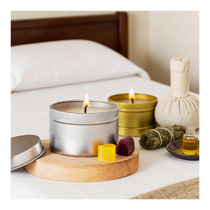 Velas de soja naturales al por mayor en tarros surtidos con empaque de lujo para programación de redes de distribución de marcas boutique - Product Image 3