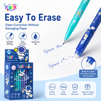 Bolígrafo de Gel Borrable KAIX Clean Erasing, Punta de 0.5mm, Tinta Azul, Borrado Térmico, para Corrección de Tareas Escolares