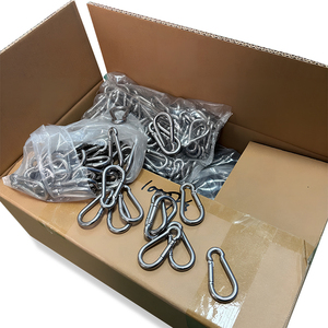 Moschettone a Molla Standard in Acciaio Inossidabile Antiruggine, Gancio di Sicurezza Multiuso per Attrezzatura da Pesca e Attività all'Aperto - Product Image 3