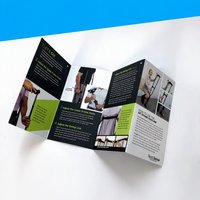 Impresión Offset a Todo Color Comercial, Folleto de Introducción Empresarial Multidoblado
