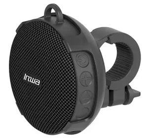 Portable Outdoor bt Speaker with Bicycle Mount Black - Water Resistant