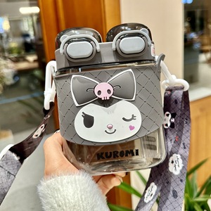 Phim hoạt hình <span class=keywords><strong>kitty</strong></span> thiết kế du lịch chai nước tráng nắp nhựa nhà máy cung cấp cho trẻ em 'trường học hoạt động ngoài trời áp dụng - Product Image 3