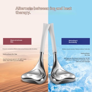 Dispositivo di Bellezza <span class=keywords><strong>per</strong></span> Lifting Viso e <span class=keywords><strong>Occhi</strong></span> con Sfera di Ghiaccio in Acciaio Inox 304, Massaggiatore Facciale Portatile <span class=keywords><strong>per</strong></span> Compressione Fredda e Rassodamento - Product Image 4
