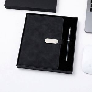 High Quality Custom A5 Daily Planner Agenda <b>Journal</b> with Pen Luxury Custom Packing in a Hiqh Quality Paper Box Notebook PU Cover - Product Image 4