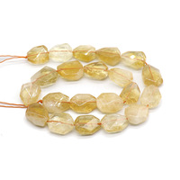 Perles en cristal naturel de haute qualité, pierres précieuses, à facettes, 1 pièce, bijoux DIY