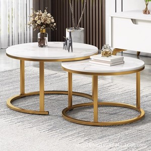 <span class=keywords><strong>Décoration</strong></span> intérieure, <span class=keywords><strong>salon</strong></span>, canapé, chambre à coucher, table ronde légère de luxe à double couche, mobile, petite table, <span class=keywords><strong>décoration</strong></span> intérieure, vente en gros - Product Image 3
