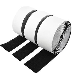 Strong <b>Adhesive</b> Fastener Tape Velcroes Strip Nylon Fabrics <b>Adhesive</b> 100% Nylon Velcroes Self-<b>adhesive</b> <b>Hook</b> and Loop Tape Roll - Product Image 1