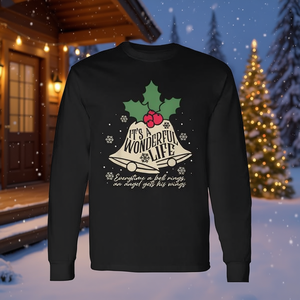 Camiseta de manga larga con estampado de campana navideña de It's A Wonderful Life - Product Image 3