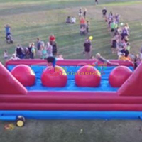 Parcours gonflable extérieur pour enfants, avec obstacles géants, jeux de saut sportifs, en PVC, portable, Funworld CE