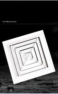 थोक सस्ती कीमत एयर वेंट के लिए ताजा एयर कंडीशनिंग सिस्टम आउटलेट और रिटर्न वेंट के लिए ग्रिल कम एयर ग्रिल - Product Image 6