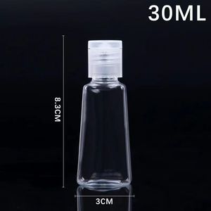 ขวด PET ใสทรงแปดเหลี่ยม 60 มล. ฝาเปิดแบบพลิกสำหรับใส่เจลแอลกอฮอล์ล้างมือ - Product Image 4