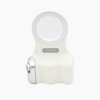 Poignée magnétique pour appareil photo de téléphone avec télécommande sans fil et contrôle du zoom + lumière d'appoint LED