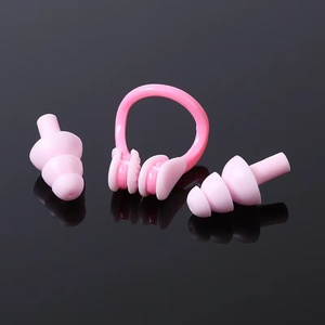 Greatbuy-clips de silicona blanda <span class=keywords><strong>para</strong></span> la nariz, 2 <span class=keywords><strong>tapones</strong></span> <span class=keywords><strong>para</strong></span> <span class=keywords><strong>los</strong></span> oídos impermeables con tapón <span class=keywords><strong>para</strong></span> la nariz <span class=keywords><strong>para</strong></span> nadar - Product Image 5