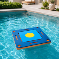 Plateau flottant en mousse XPE imperméable pour boissons, bar flottant pour piscine, plateau de service pour fête aquatique, logo personnalisé, vente en gros