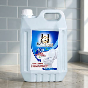 Liquid Eco-Friendly Toilet <b>Cleaner</b> with Fresh Scent Powerful Deep Cleaning Solution for Bathroom <b>Surfaces</b> Bowls Stain Removal - Product Image 1