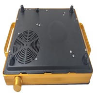 Kompor listrik jenis atas meja keramik, kompor listrik kaca Satin dalam kontrol Sensor sentuh hitam, kompor tanam Timer